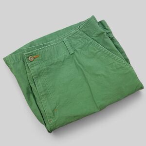 L.L Bean Shorts Mens's Size 42 Green Cargo Utility Pockets Cotton Casual Outdoor